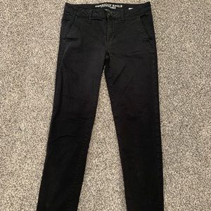 American Eagle Twill skinny pants. Size 4